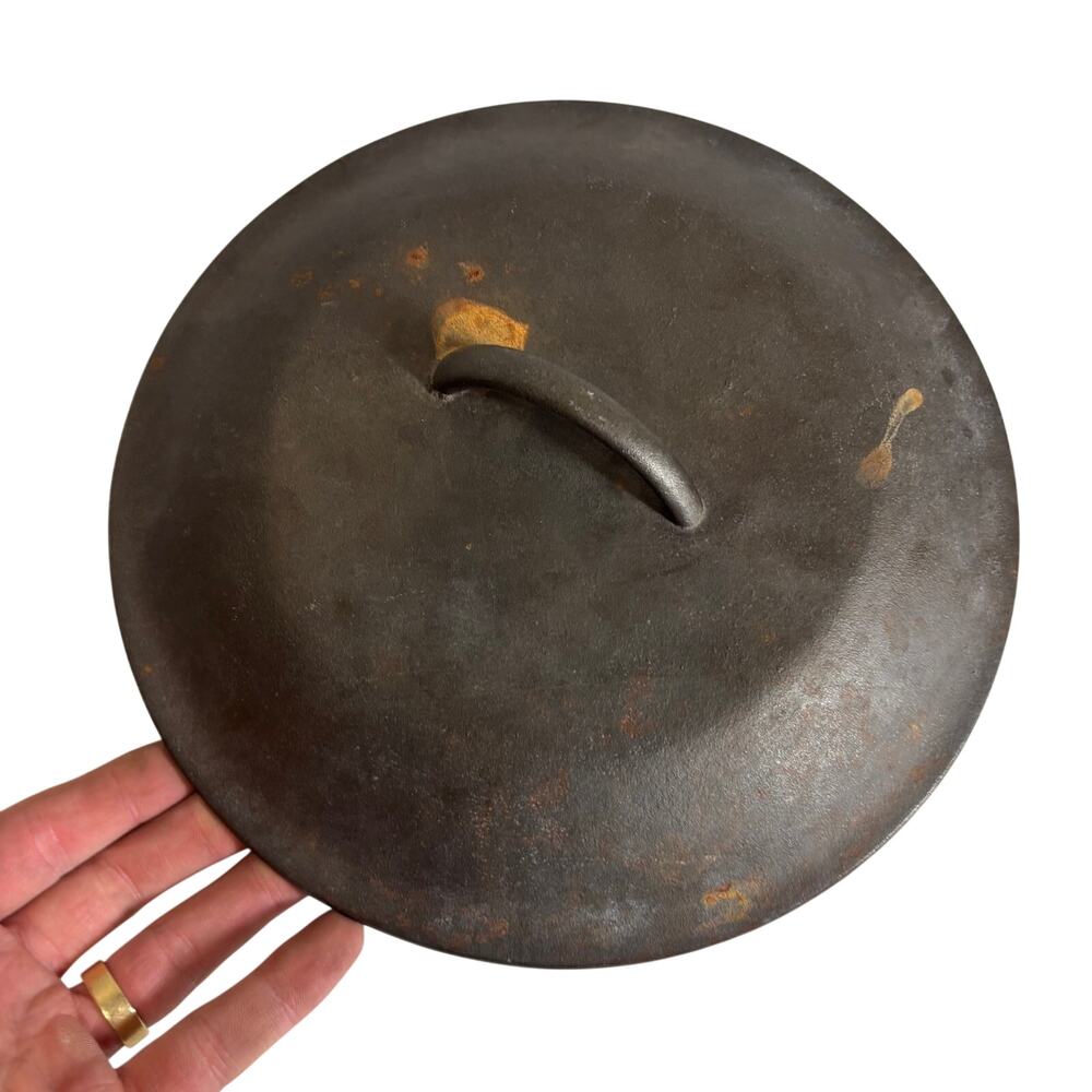 Vintage Lodge Cast Iron LID ONLY G #8 10-1/4" Self Basting USA One Handle